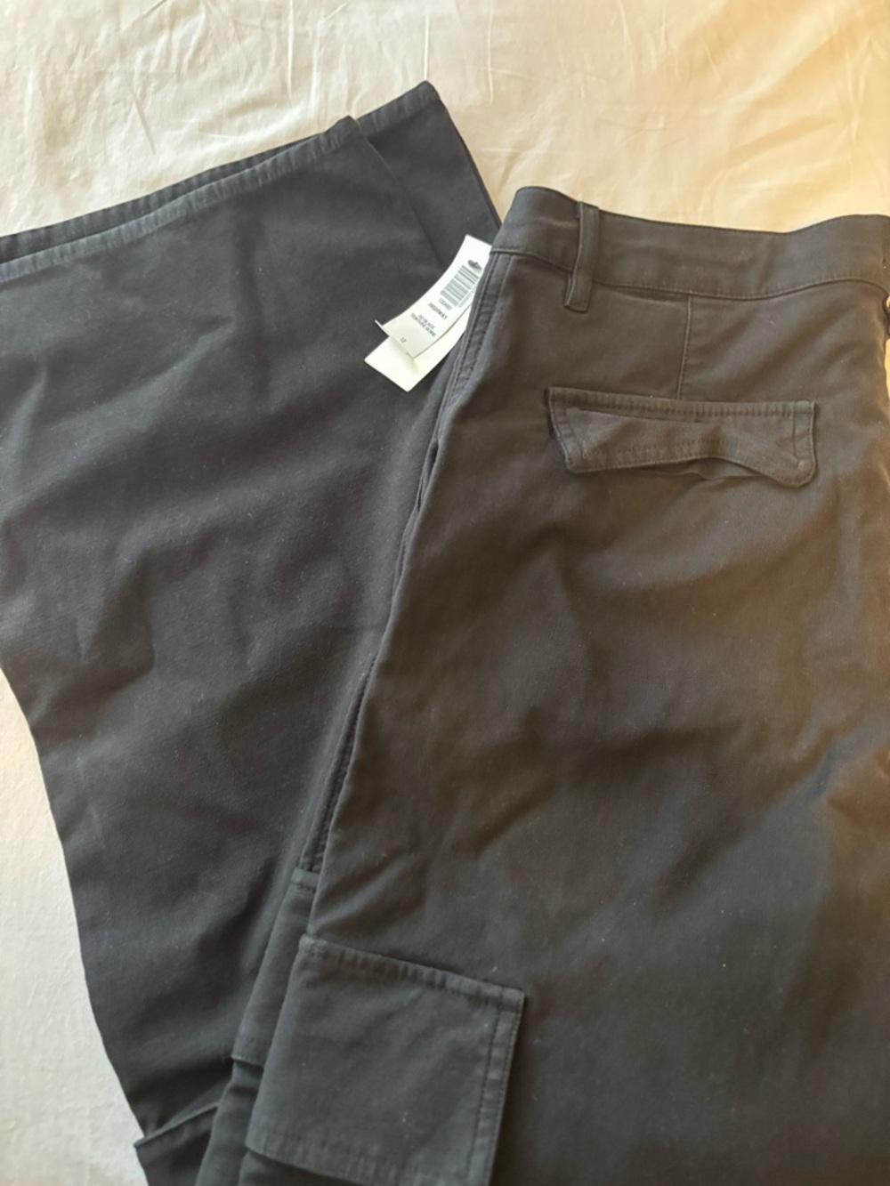 Aritzia Black Highway Cargo Pants with Side Pocket Detail